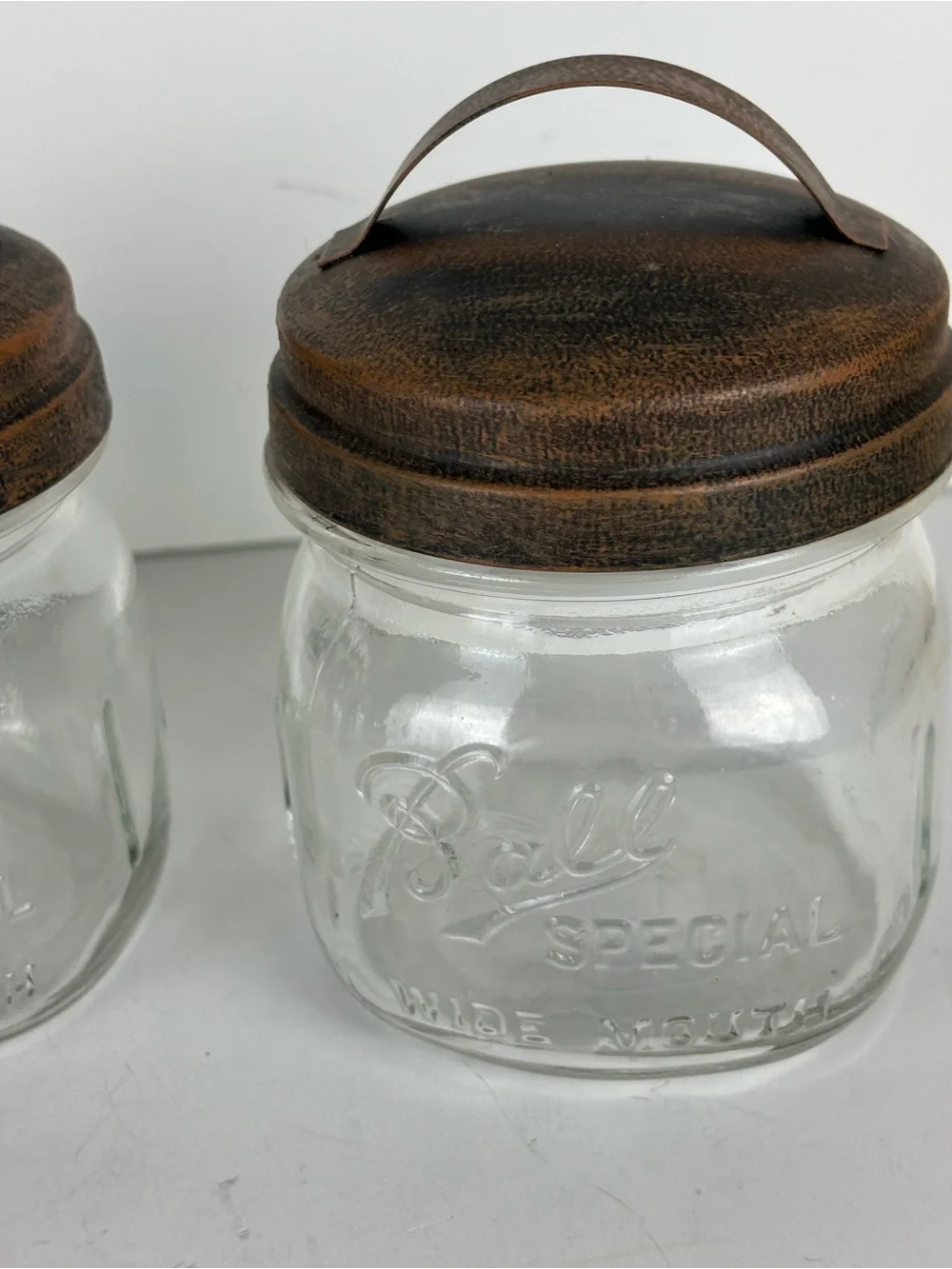 Wide Mouth Ball Special Jars with Decorative Lids
